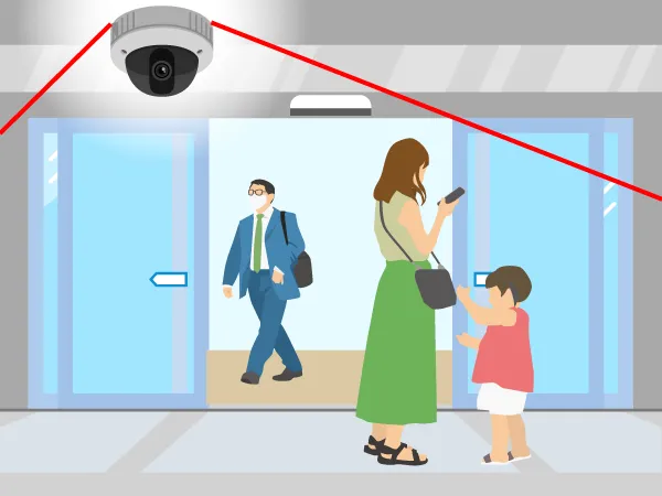 エントランスの防犯イメージ